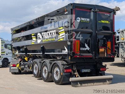 Tilt semi-trailer STAS 50 cbm HardoX, MIETEN? used