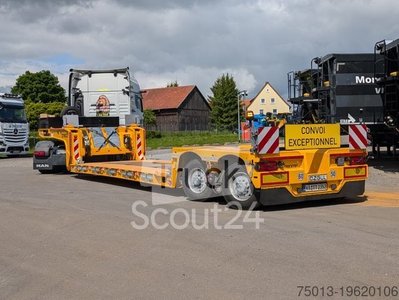 Low loader semi-trailers, telescopic, MIETEN? used