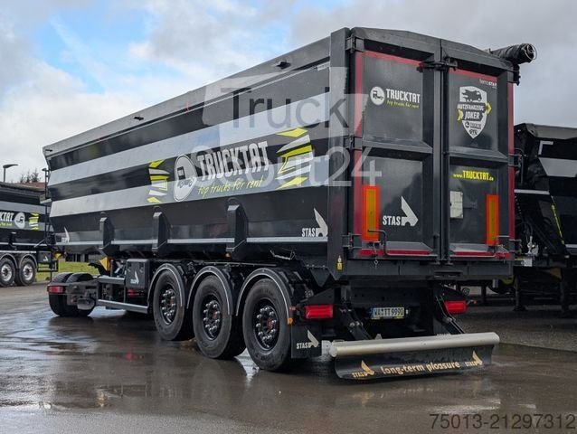 Tilt semi-trailer STAS 55 cbm HardoX, MIETEN? used