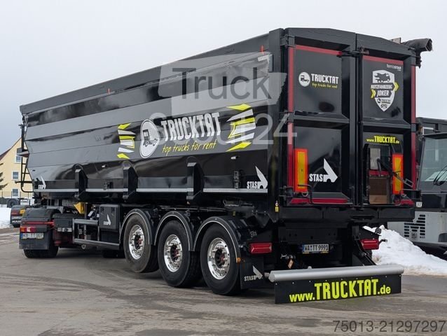 Tilt semi-trailer STAS 55 cbm HardoX, MIETEN? used