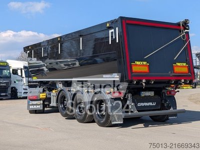 Tilter semi-trailer GRANULA Full ALU 30 cbm, Empty only 5.100 Kg, MIETEN? used