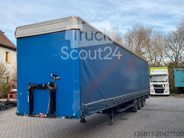 Semitrailers with Pritsche & Plane KÖGEL SN24 Plane Mega Edscha Lift Roof Code XL used