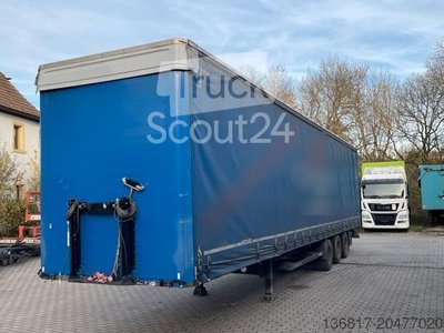 Semitrailers with Pritsche & Plane KÖGEL SN24 Plane Mega Edscha Lift Roof Code XL used