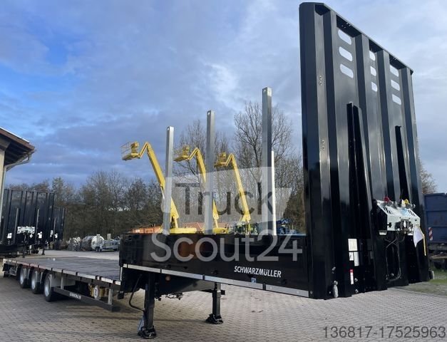Low loader semi-trailer SCHWARZMÜLLER RH240 Jumbo Plateau