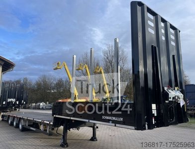 Low loader semi-trailer SCHWARZMÜLLER RH240 Jumbo Plateau