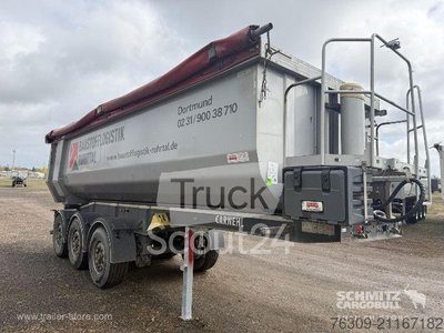 Tilt semi-trailer Carnehl Kipper aluminium box tray 24m used