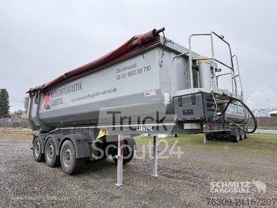 Tilt semi-trailer Carnehl Kipper aluminium box tray 24m used
