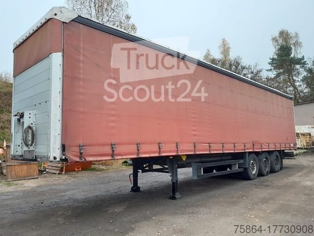 Semitrailers with Pritsche & Plane SCHMITZ CARGOBULL S 01 , Standard used
