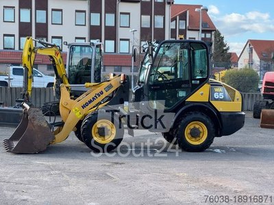 Wheel loader KOMATSU WA 65, WA70 , Pallet fork, 4- used in 1 bucket