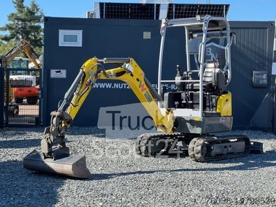 Mini excavator WACKER Wacker Neuson EZ 17 , Powertilt, 2 spoons used
