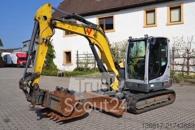 Chain excavator WACKER Neuson ET65 / SW020 / Tilt / 3 spoon used