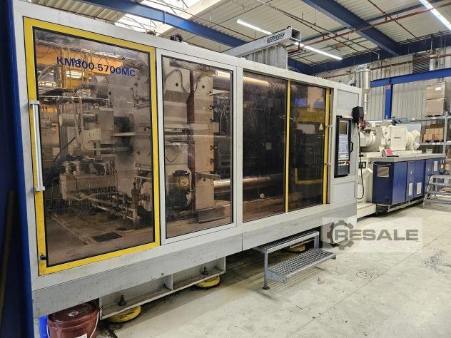 Plastic injection machines KRAUSS-MAFFEI KM 800 5700 MC