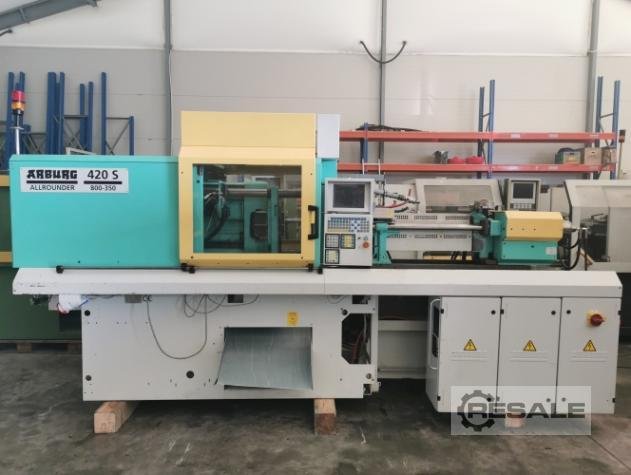 Plastikowe wtryskarki ARBURG 420 S 800 - 350