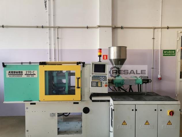 Plastikowe wtryskarki ARBURG 270 C 400 - 100