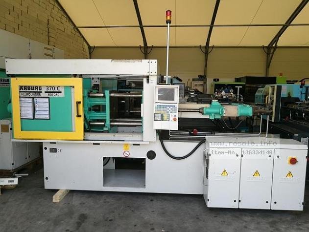 Plastikowe wtryskarki ARBURG 370 C 600- 250