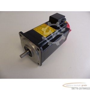 Fanuc A06B- 0373-B569 # 0008 AC Servo Motor SN: C166M11E1 + Pulsecoder