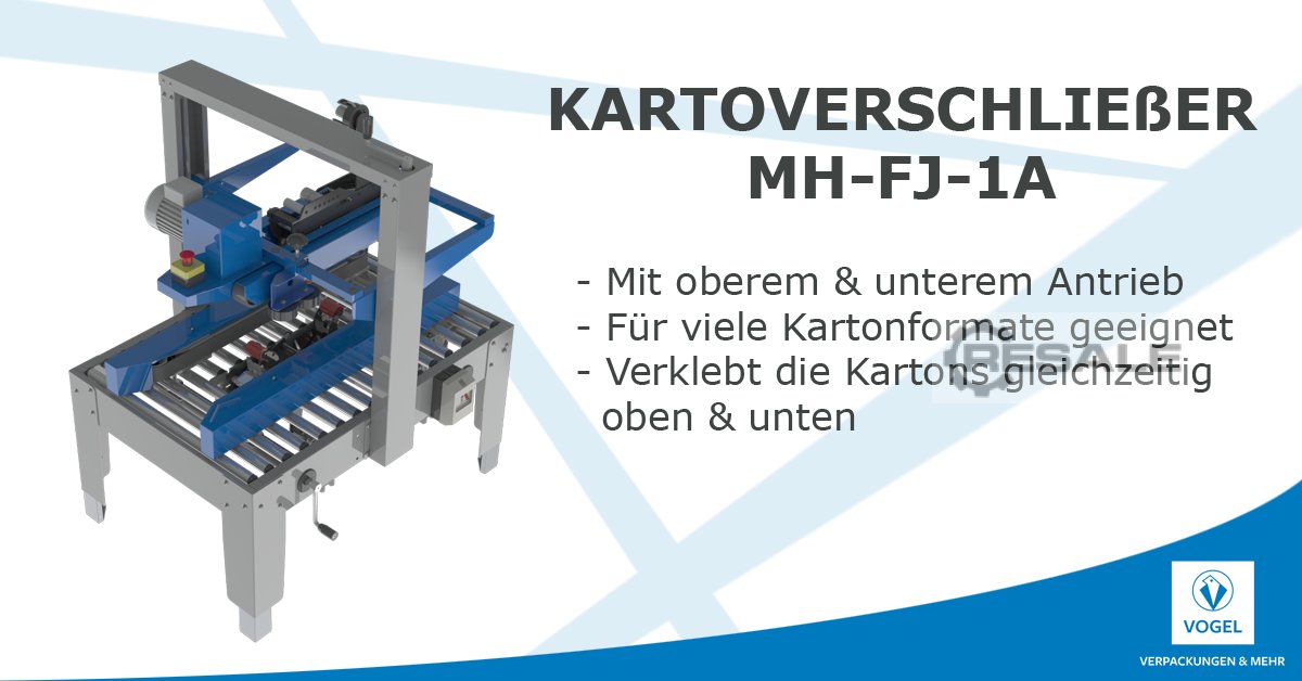 Zavírací stroje VOGEL PACKAGES MH-FJ-1A