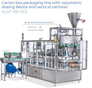 Skrzynka składana kartonowe maszyny MAX KLAT MACHINE TECHNIK 100- VCC