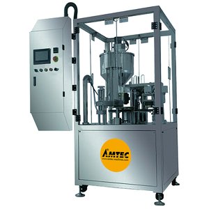 Rotacyjny Puchar Wypełnianie i Zamykanie Maszyna AMTEC RT1- 16