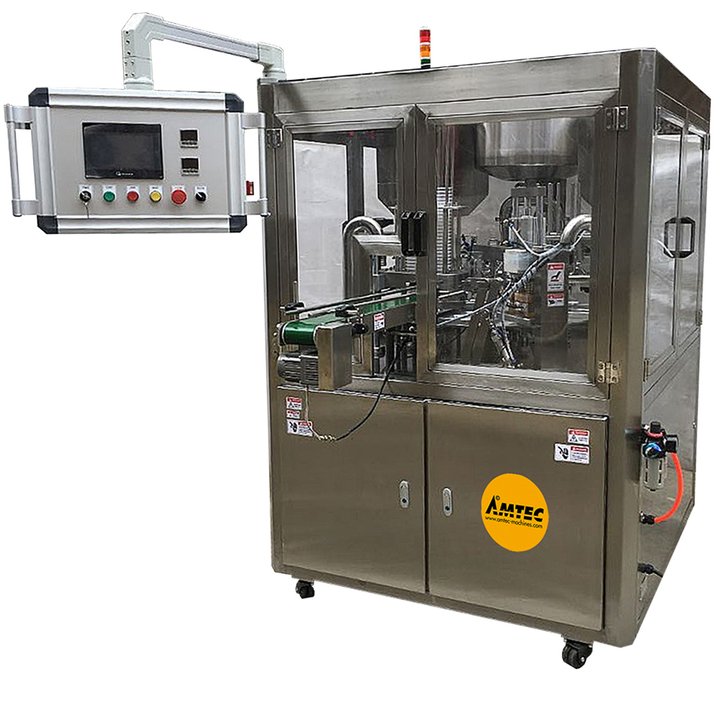 Rotating Cup Filling and Closing Machine AMTEC RT12-20