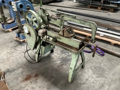 Bewo-Bügelsägemaschine aus der Zeit