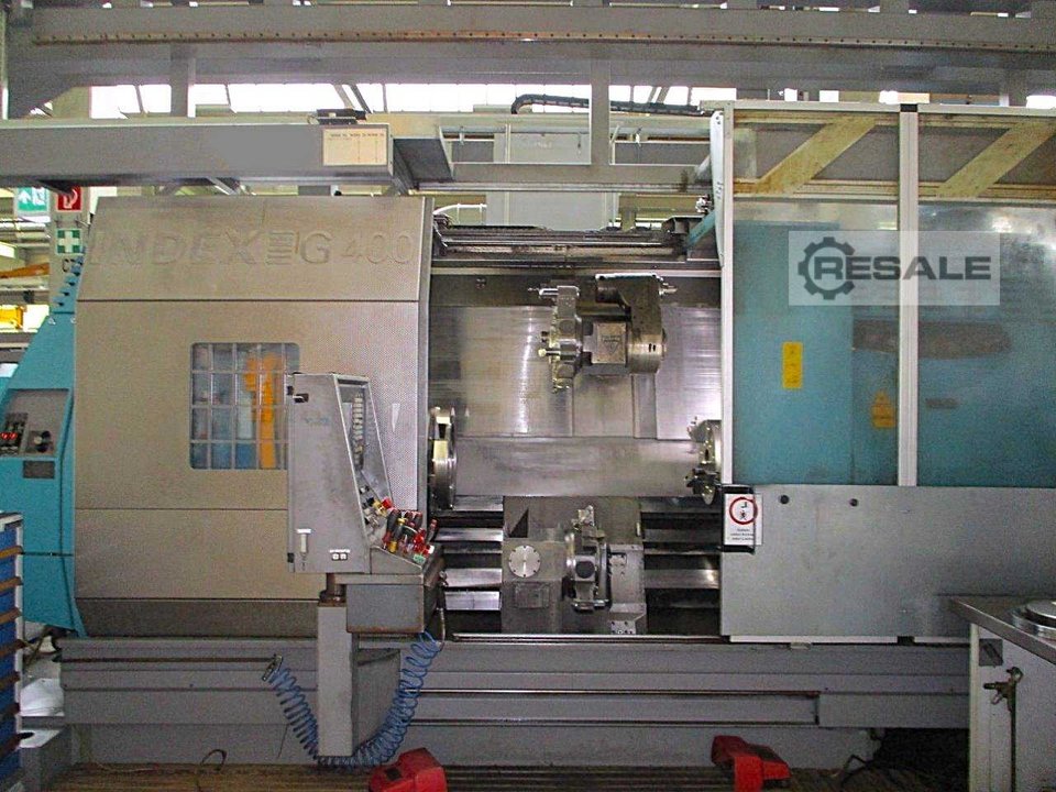 CNC подвійний шпиндель токарні машини INDEX TRAUB MAZAK G 400 Ratio Line