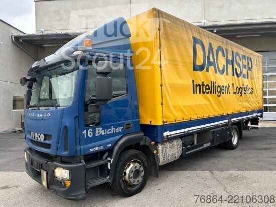 LKW mit Pritsche & Plane IVECO EUROCARGO 120E22 PLANE, SCHALTER LBW gebraucht