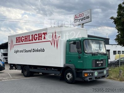 LKW mit Kofferaufbau MAN ME 14.280 Klima Kamera Tempomat AHK 7,45m LBW gebraucht