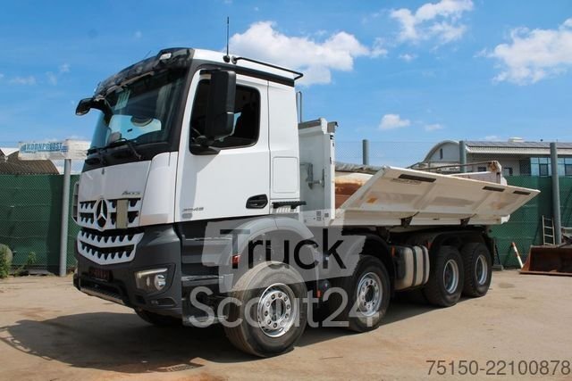 Dreiseitenkipper LKW MERCEDES-BENZ 3545 8x4 BB RETARDER BORDMATIK AHK Nr.: 117 gebraucht