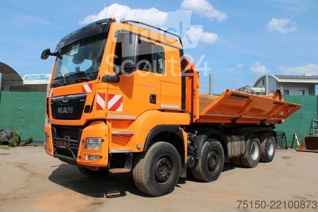 Dreiseitenkipper LKW MAN TGS 35.500 8x4 BL PRITARDER BORDMATIK Nr.: 555 gebraucht