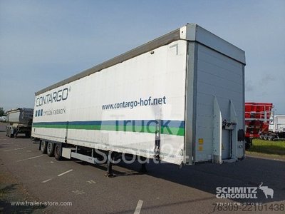 Auflieger mit Pritsche & Plane Schmitz Cargobull Curtainsider Mega Getränke gebraucht