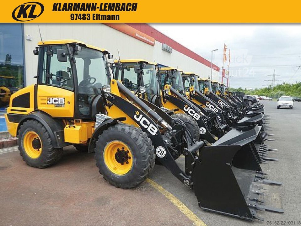 Wheel loader SW fork and shovel JCB 409 step V incl. Blade + fork new