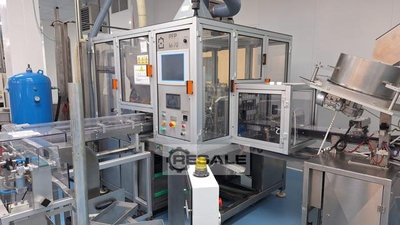 Filling equipment automatic REBEL, S.A. Desiccant cap assembly line