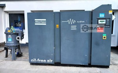 Schraubenkompressor + Lufttrockner ATLAS COPCO  ZR VSD 160 MD400 dryer