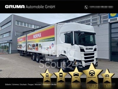 Kühlkoffer-LKW Scania R 450B 6x2 Kühlzug/Durchlader/LBW/Retarder gebraucht