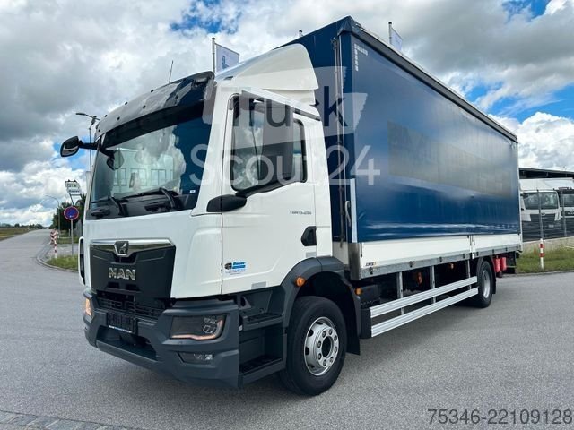 Truck with carriage (open) MAN 15.290/BL/Prich 7,25 m/LBW/ NL 7,7 to/111 tkm used