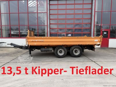 Kippanhänger Müller Mitteltal KA-TA-T  13,5 t Tandemkipper- Tieflader gebraucht