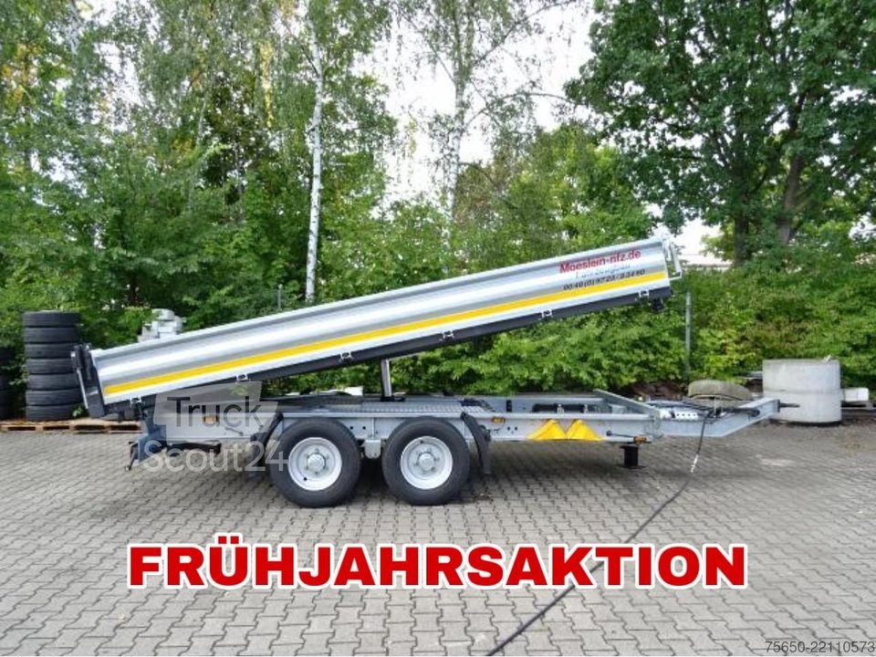 Kippanhänger Möslein TTD 13 Verzinkt  13 t Tandem 3- Seitenkipper Tieflader-- Neufahrzeug -- neu