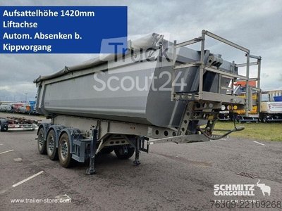 Tilter półprzyczepa Schmitz Cargobull stali Kipper okrągłe korytko 24m używane