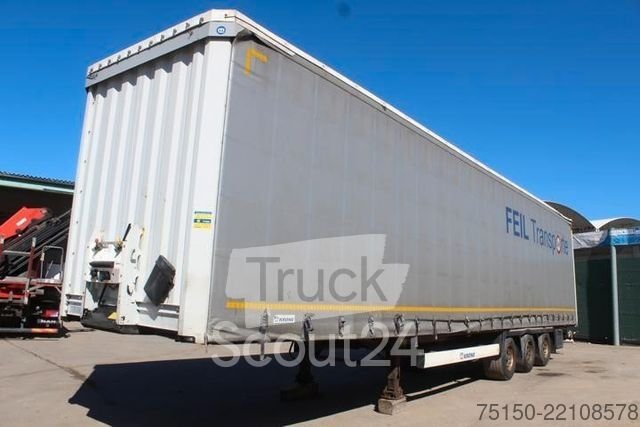 Semitrailers with Pritsche & Plane KRONE SD - Tautriner MEGA - LIFT - Nr.: 580 used