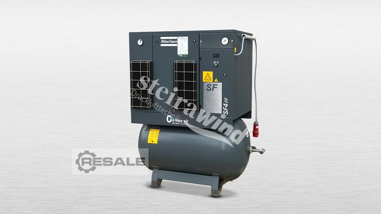 ölfreier ScrollKompressor (Spiral) ATLAS COPCO SF4 FF
