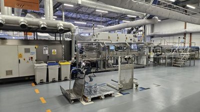 Shrinking units for sheets KRONES Variopac Pro FS45