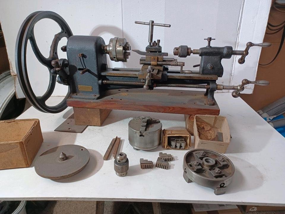 Kleine Drehmaschine Uhrmacherdrehbank Drehbank