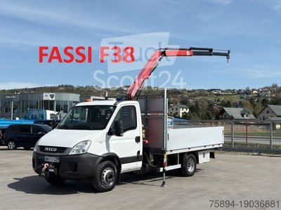 Autokranwagen IVECO Daily 65C14 Pritsche 3,75 m FASSI F38 A.22 gebraucht