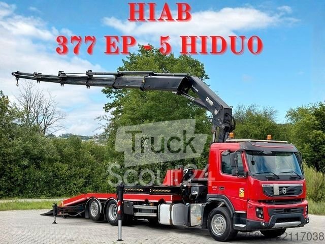 Autotransporter LKW VOLVO FMX 460 * Abschleppwagen 7,90m * KRAN/FUNK gebraucht