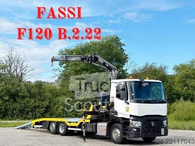 Autotransporter LKW RENAULT T 380 * Abschleppwagen 7,40m* KRAN/FUNK * TOP gebraucht