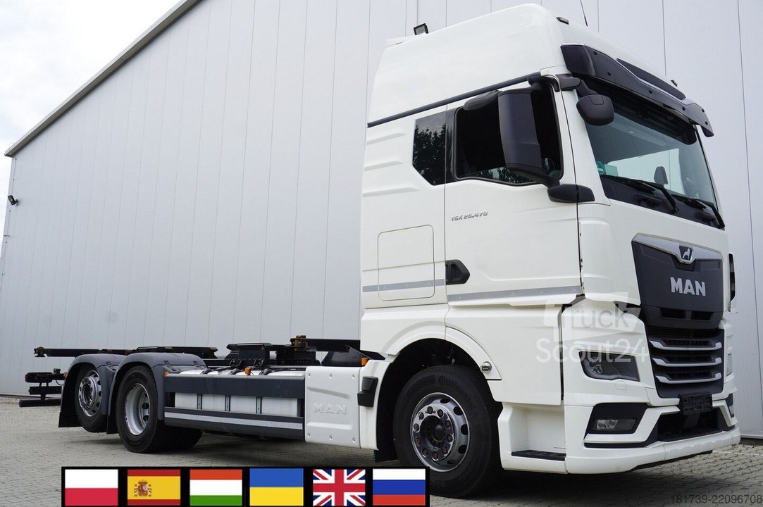 Wechselfahrgestell LKW MAN TGX 26.470 6x2 / 2023 / BDF gebraucht