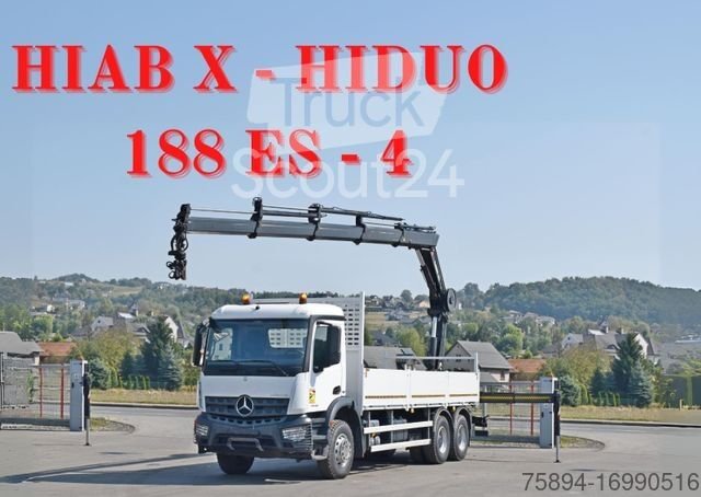 Autokran MERCEDES-BENZ AROCS 2636 *HIAB X-HIDUO 188 ES-4/FUNK  + * 6x4 gebraucht