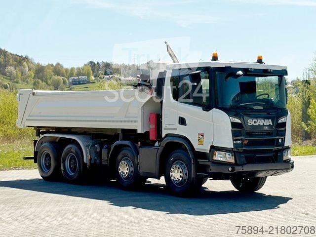 Kipper LKW SCANIA G 450 XT * Kipper + BORDMATIC* TOPZUSTAND / 8x4 gebraucht