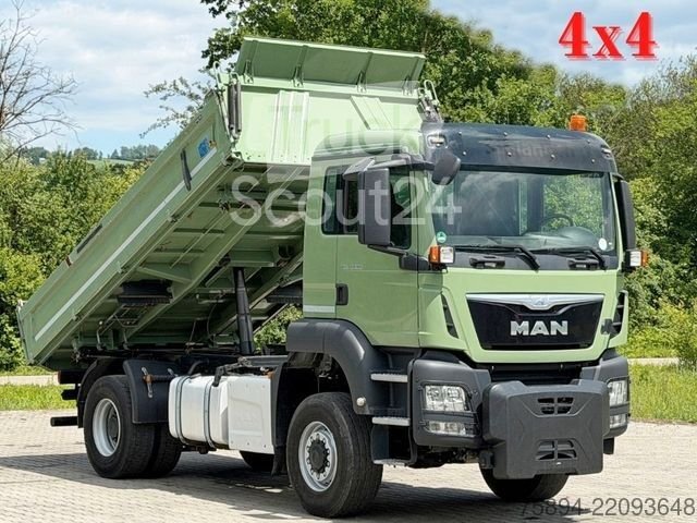 Kipper LKW MAN TGS 18.360 * KIPPER 4,80m * 4x4 * TOPZUSTAND gebraucht